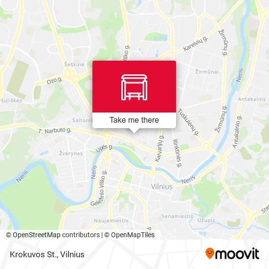Krokuvos St. map