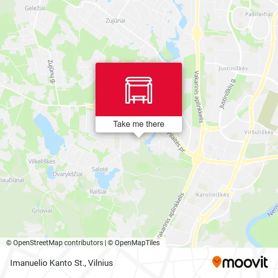 Карта Imanuelio Kanto St.