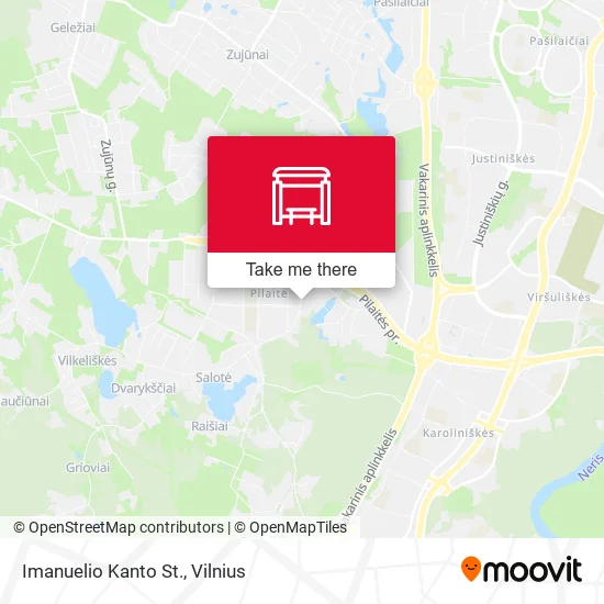 Imanuelio Kanto St. map