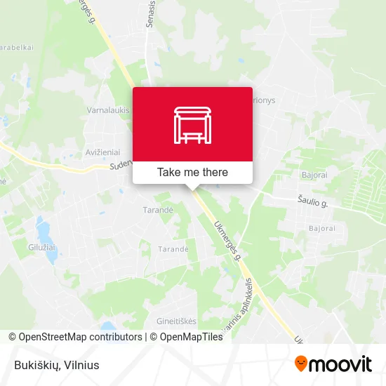 Карта Bukiškių