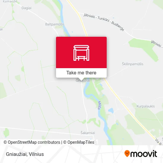 Карта Gniaužiai