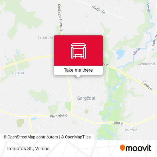 Treniotos St. map