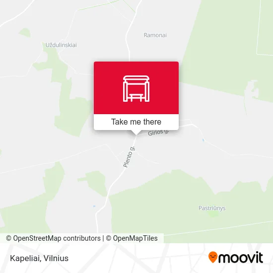 Kapeliai map