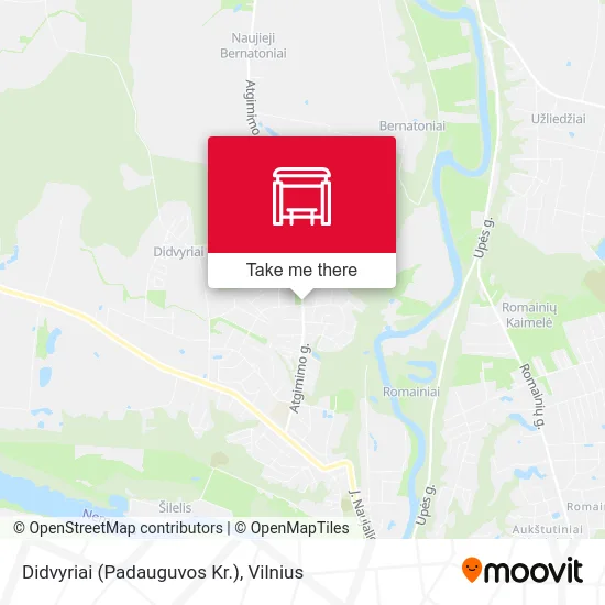 Карта Didvyriai (Padauguvos Kr.)