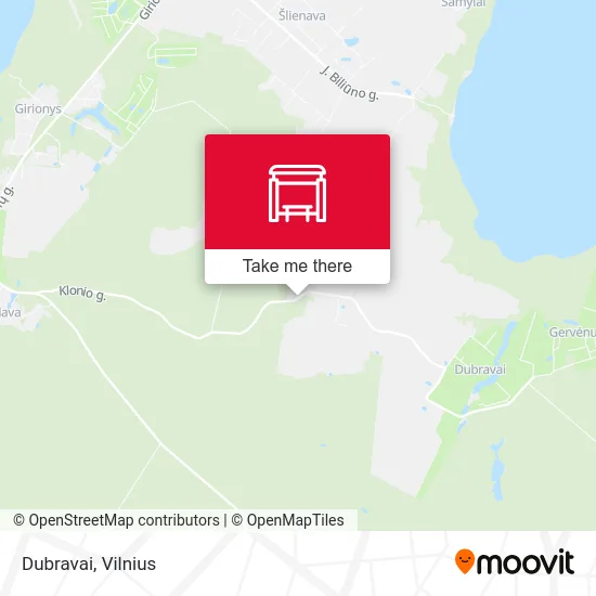 Dubravai map