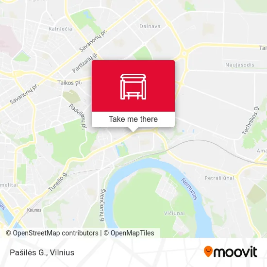 Карта Pašilės G.