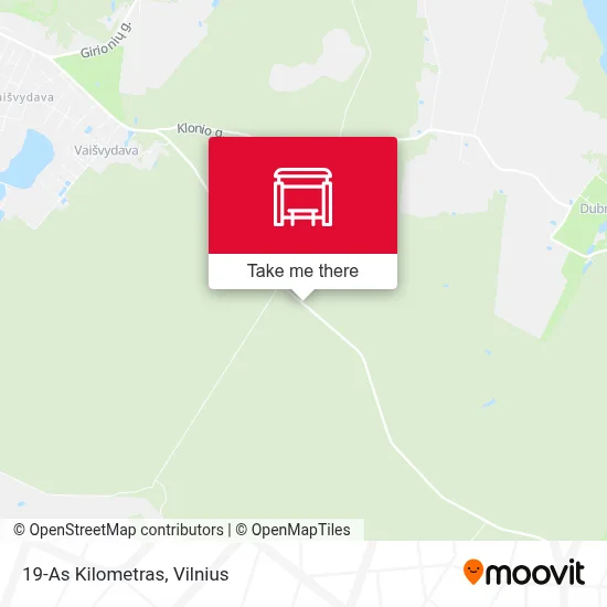 19-As Kilometras map