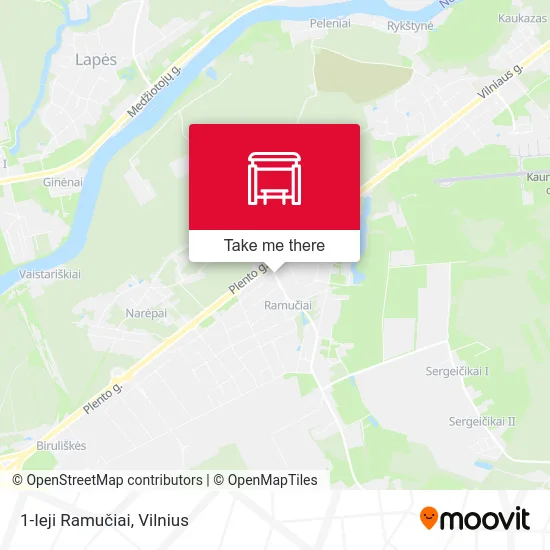 Карта 1-Ieji Ramučiai