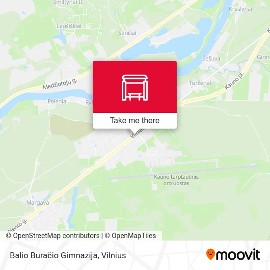 Карта Balio Buračio Gimnazija