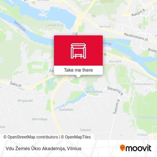 Vdu Žemės Ūkio Akademija map