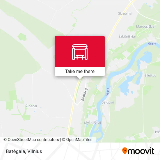 Batėgala map