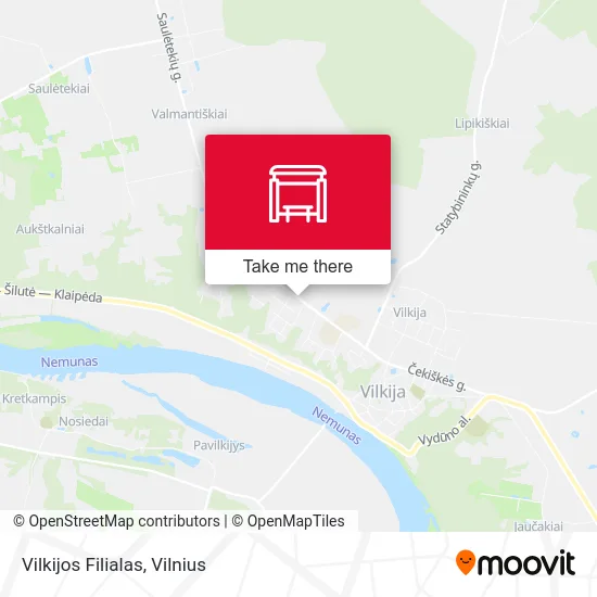 Vilkijos Filialas map