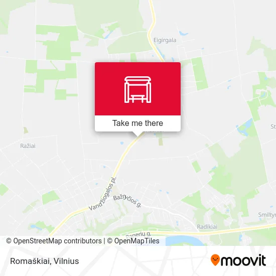 Romaškiai map