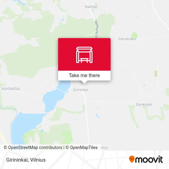Girininkai map