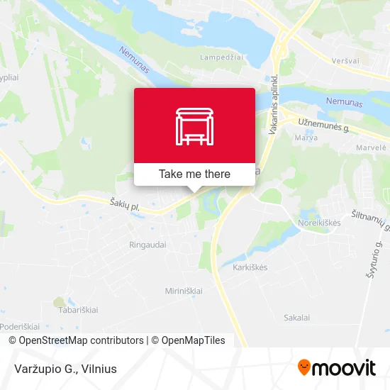 Карта Varžupio G.