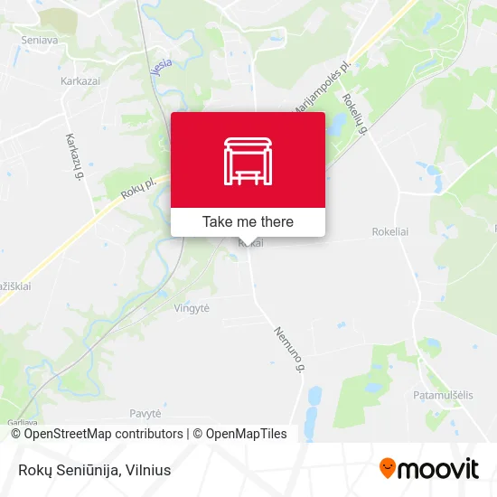 Rokų Seniūnija map