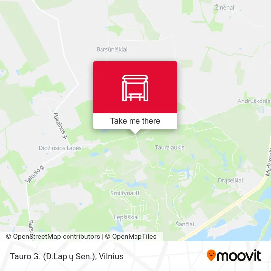 Tauro G. (D.Lapių Sen.) map