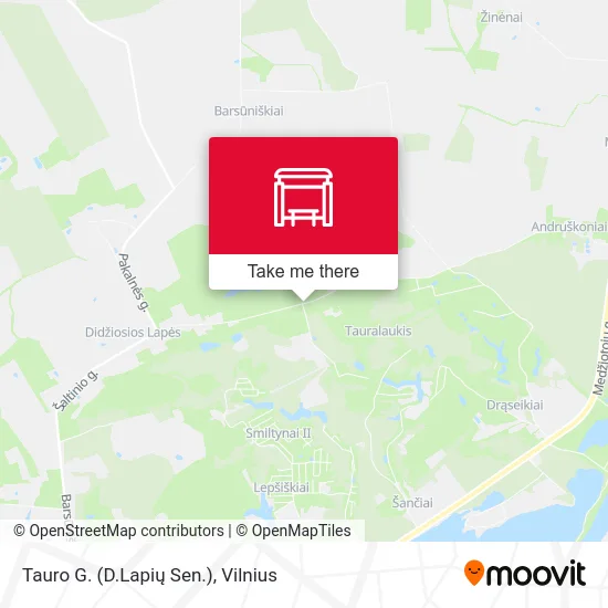 Tauro G. (D.Lapių Sen.) map