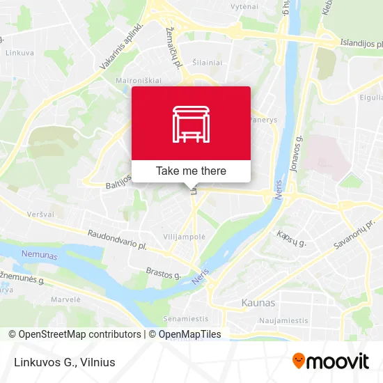 Карта Linkuvos G.
