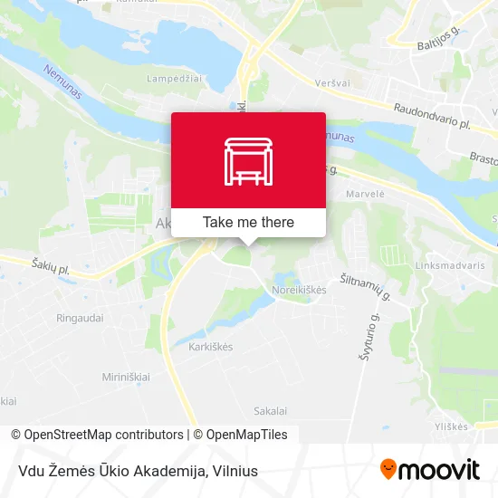 Vdu Žemės Ūkio Akademija map