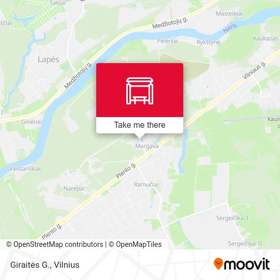 Карта Giraitės G.