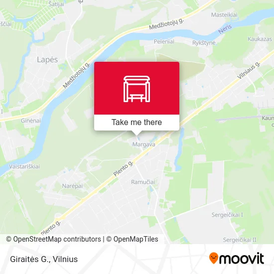 Карта Giraitės G.