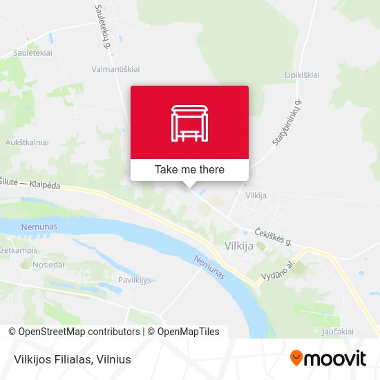 Vilkijos Filialas map