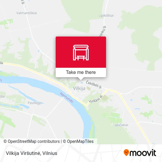 Vilkija Viršutinė map