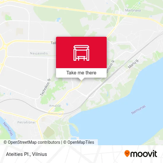 Карта Ateities Pl.