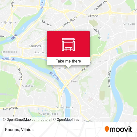 Карта Kaunas