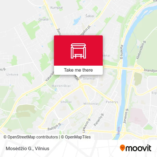 Карта Mosėdžio G.