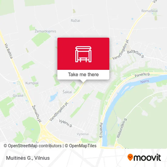 Карта Muitinės G.