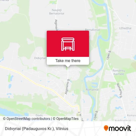 Карта Didvyriai (Padauguvos Kr.)