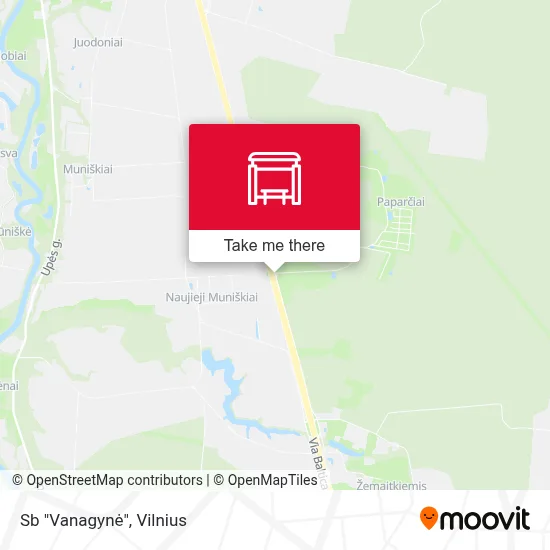 Sb "Vanagynė" map