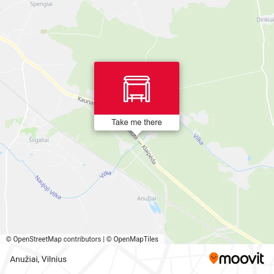 Карта Anužiai