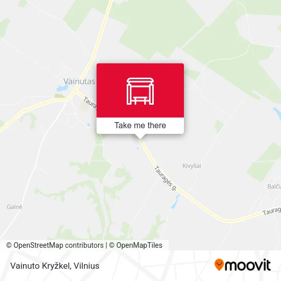 Карта Vainuto Kryžkel