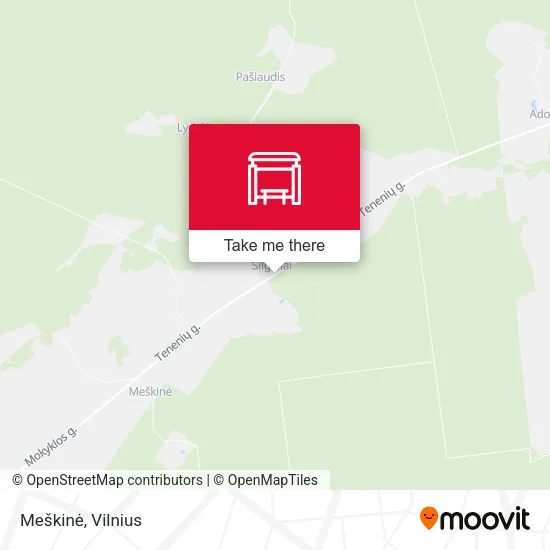 Карта Meškinė