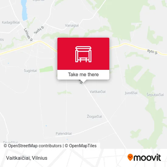 Карта Vaitkaičiai