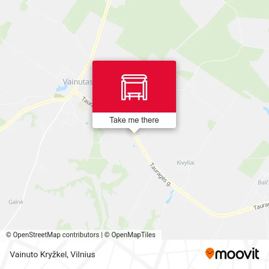 Карта Vainuto Kryžkel