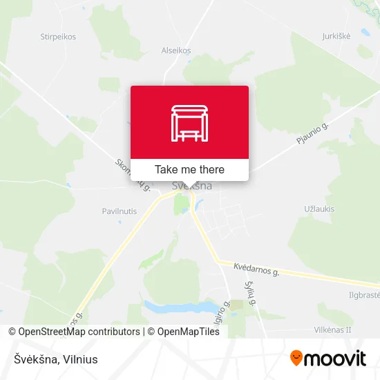 Карта Švėkšna