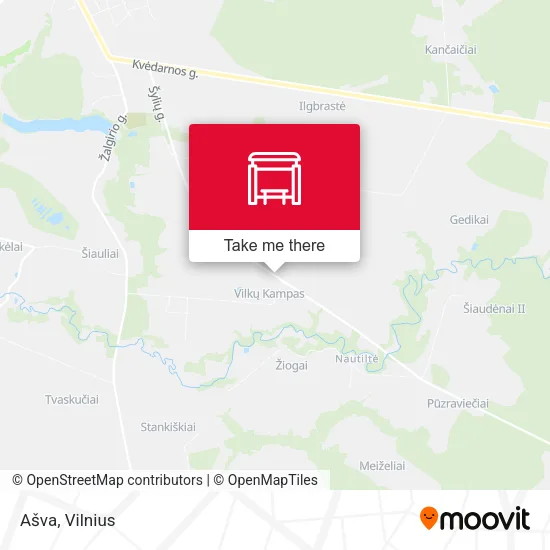 Карта Ašva
