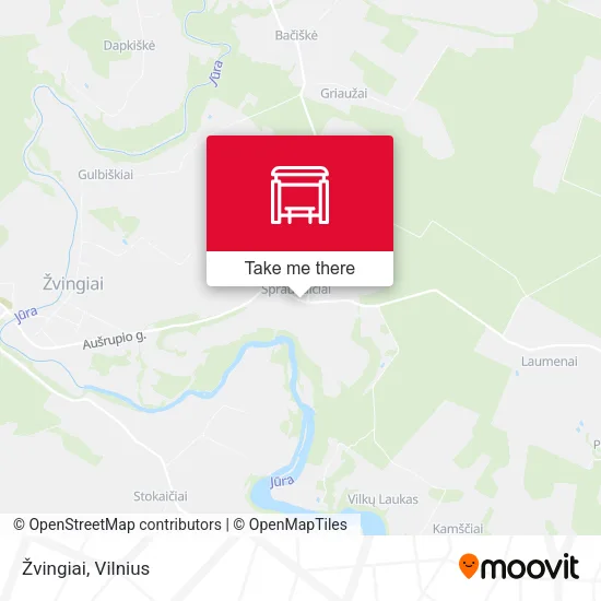 Карта Žvingiai