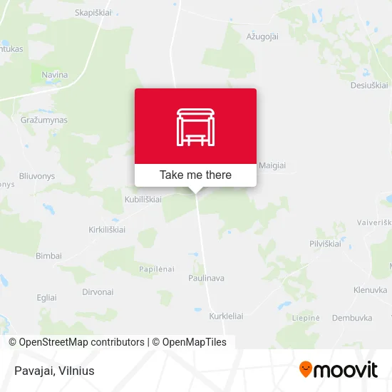 Карта Pavajai