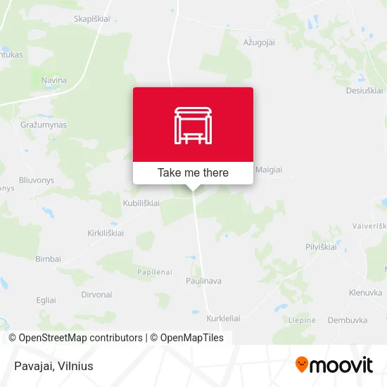 Карта Pavajai