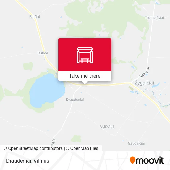 Карта Draudeniai