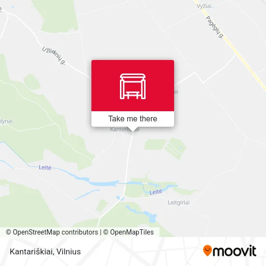 Карта Kantariškiai