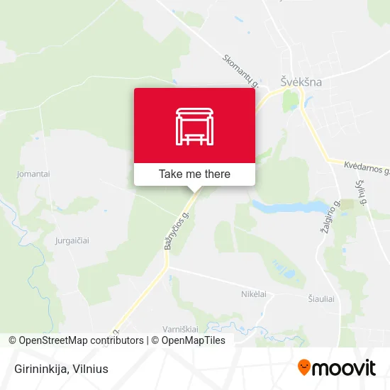 Карта Girininkija