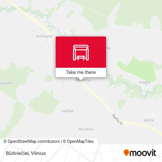 Карта Būdviečiai