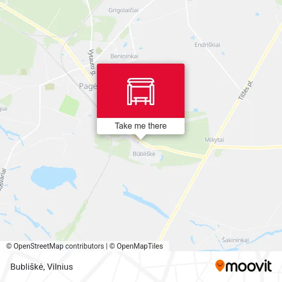 Карта Bubliškė