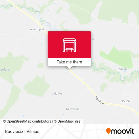 Карта Būdviečiai